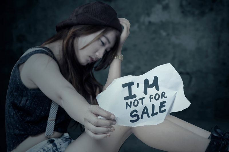 Forced Labor - Human Trafficking Girl