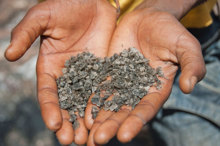 Conflict Minerals - Minerals in Hands