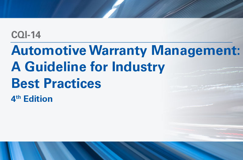 Automotive Warranty Management (CQI-14)