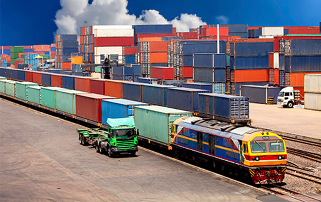 Containers and Trains