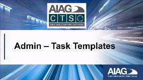 Admin - Task Templates | CTS